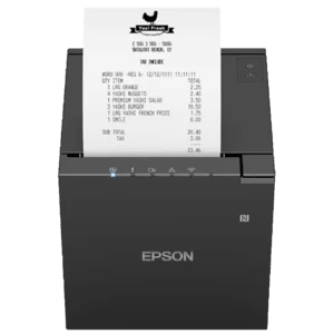 Epson TM-m30III, 8 Punkte/mm (203dpi), Cutter, USB, USB-C, Ethernet, NFC, schwarz