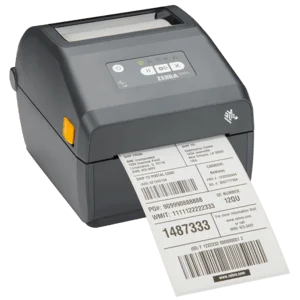 Zebra ZD421, Farbbandkassette, 8 Punkte/mm (203dpi), RTC, USB, USB-Host, BT (BLE), Ethernet, EPLII, ZPLII, USB, grau