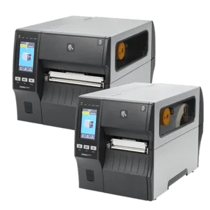 Zebra ZT411, 24 Punkte/mm (600dpi), Peeler, Rewinder, Disp. (Farbe), RTC, USB, RS232, BT, Ethernet, ZPL, ZPLII
