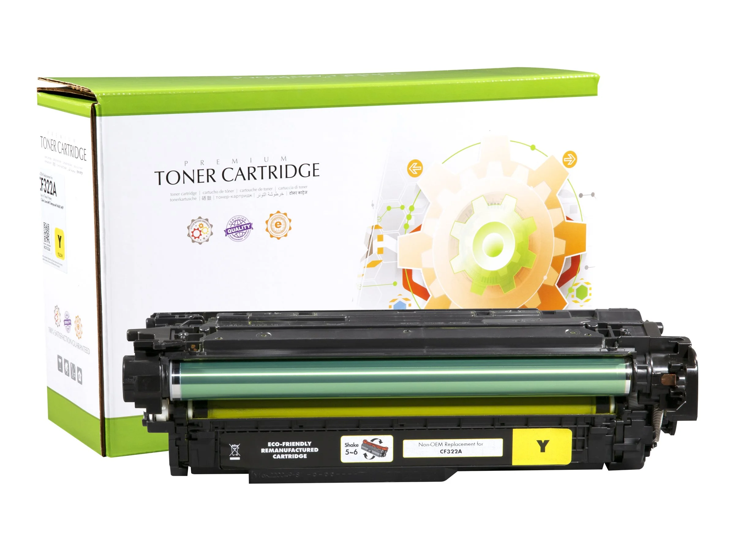 STATIC cartr HP CF322A ylw reman 16.5k