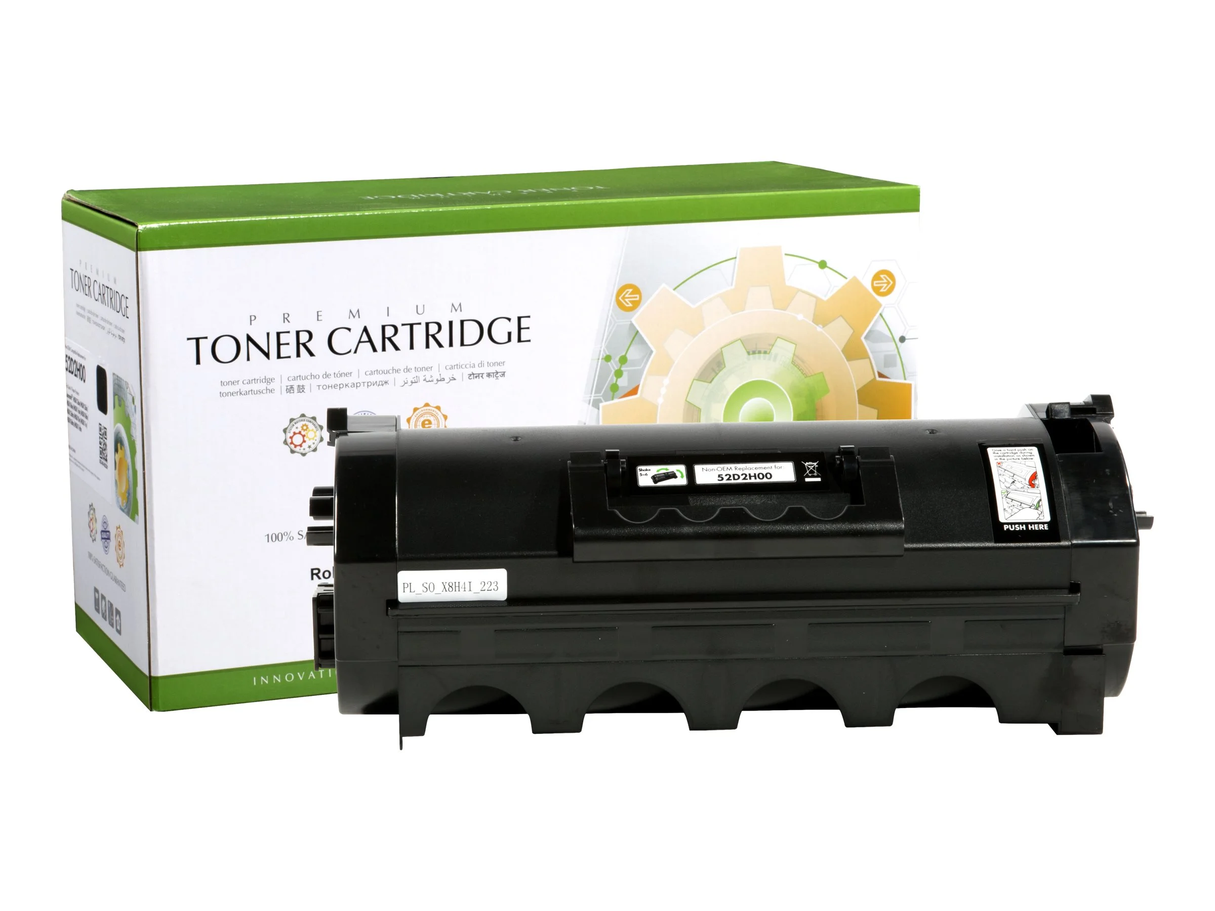STATIC cartr Lexmark 52D2H00 blk comp