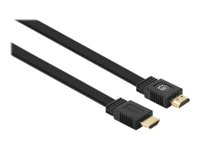 MH HDMI Kabel St./St. flach 0,5m schw