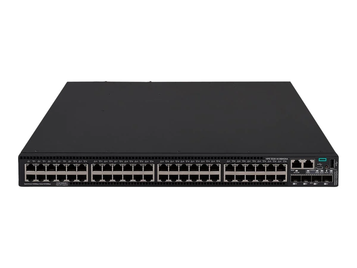 HPE 5520 48G PoE+ 4SFP+ HI Switch