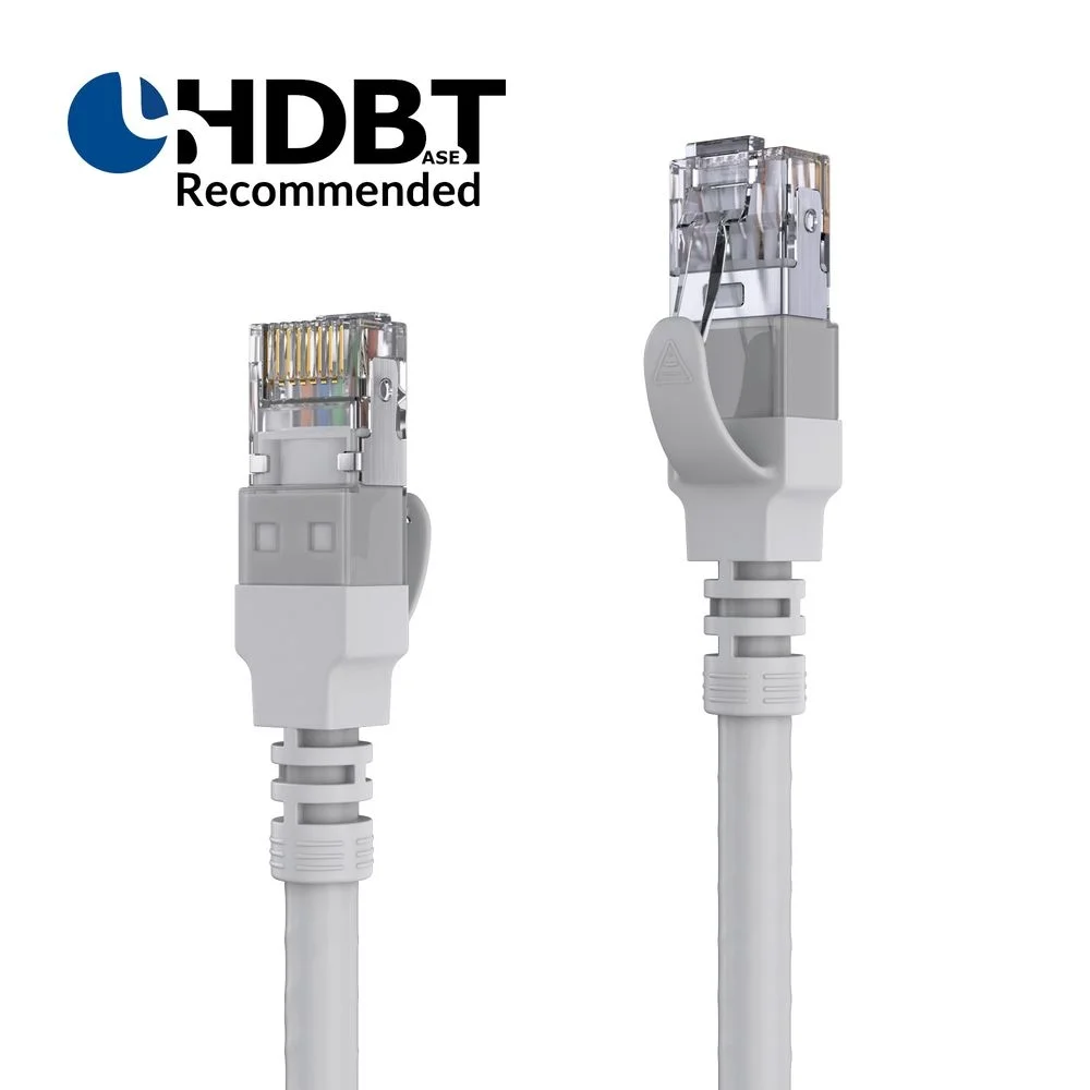HDBaseT-zertifiziertes Cat.6a Patchkabel - 0.50m, grau