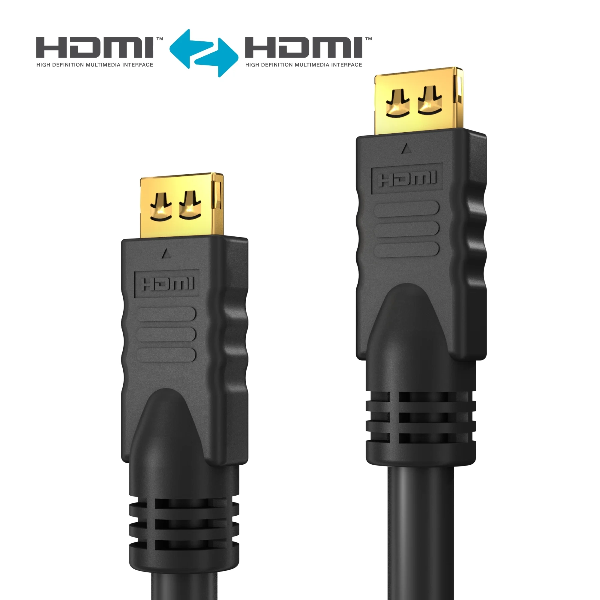 Halogenfreies 4K Premium High Speed HDMI Kabel - 10.0m, schwarz