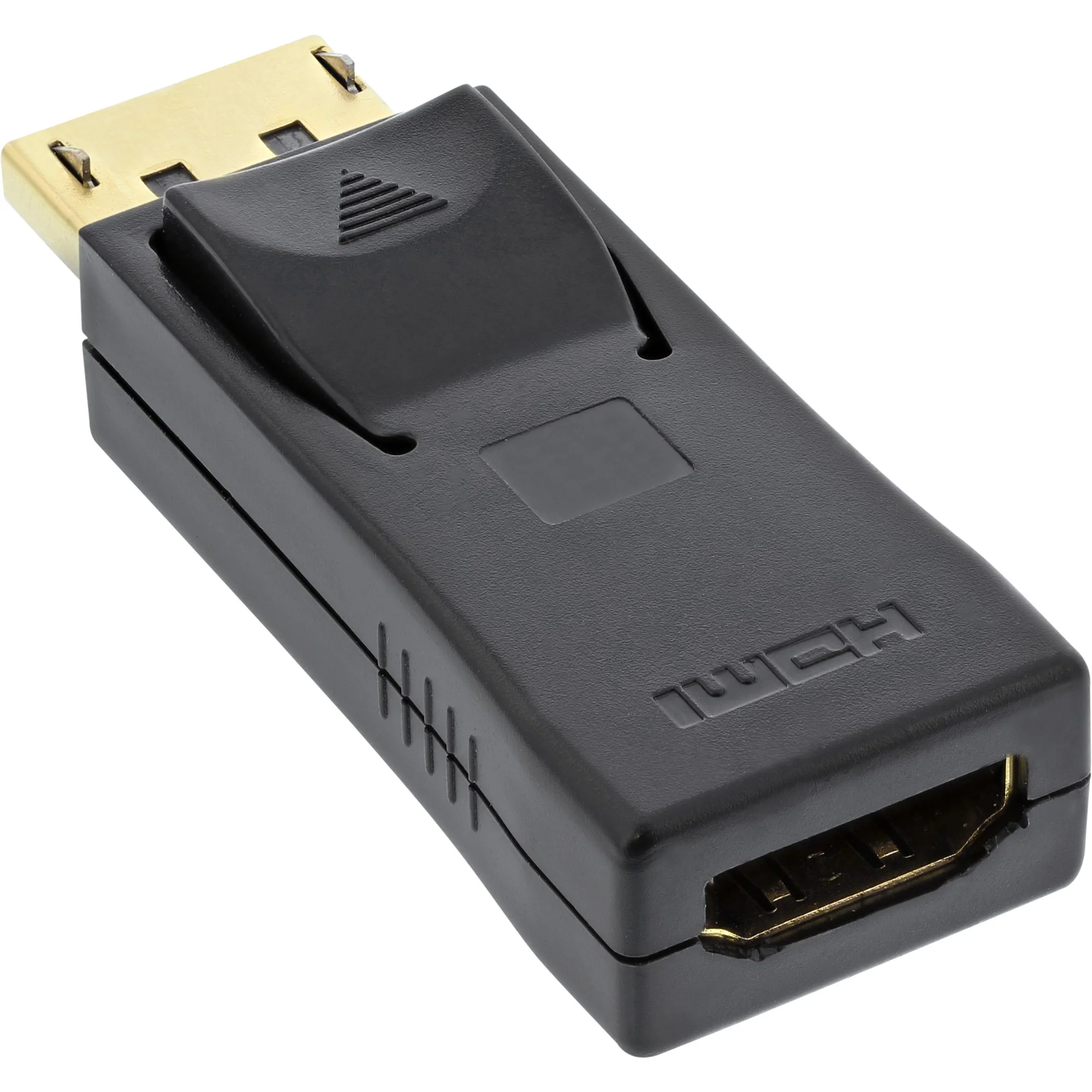 InLine® DisplayPort Adapter, DP auf HDMI, 4K2K, mit Audio, schwarz