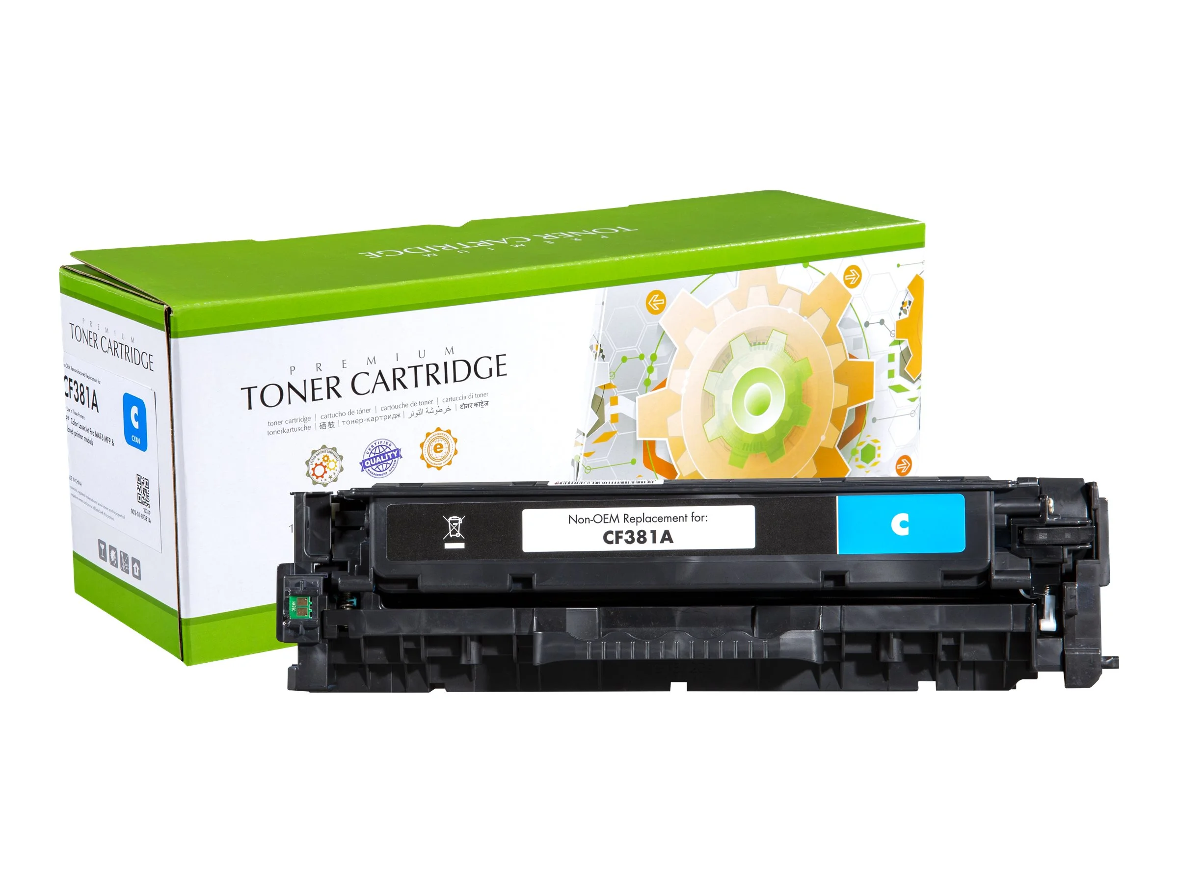 STATIC cartr HP CB381A cyn reman 21k