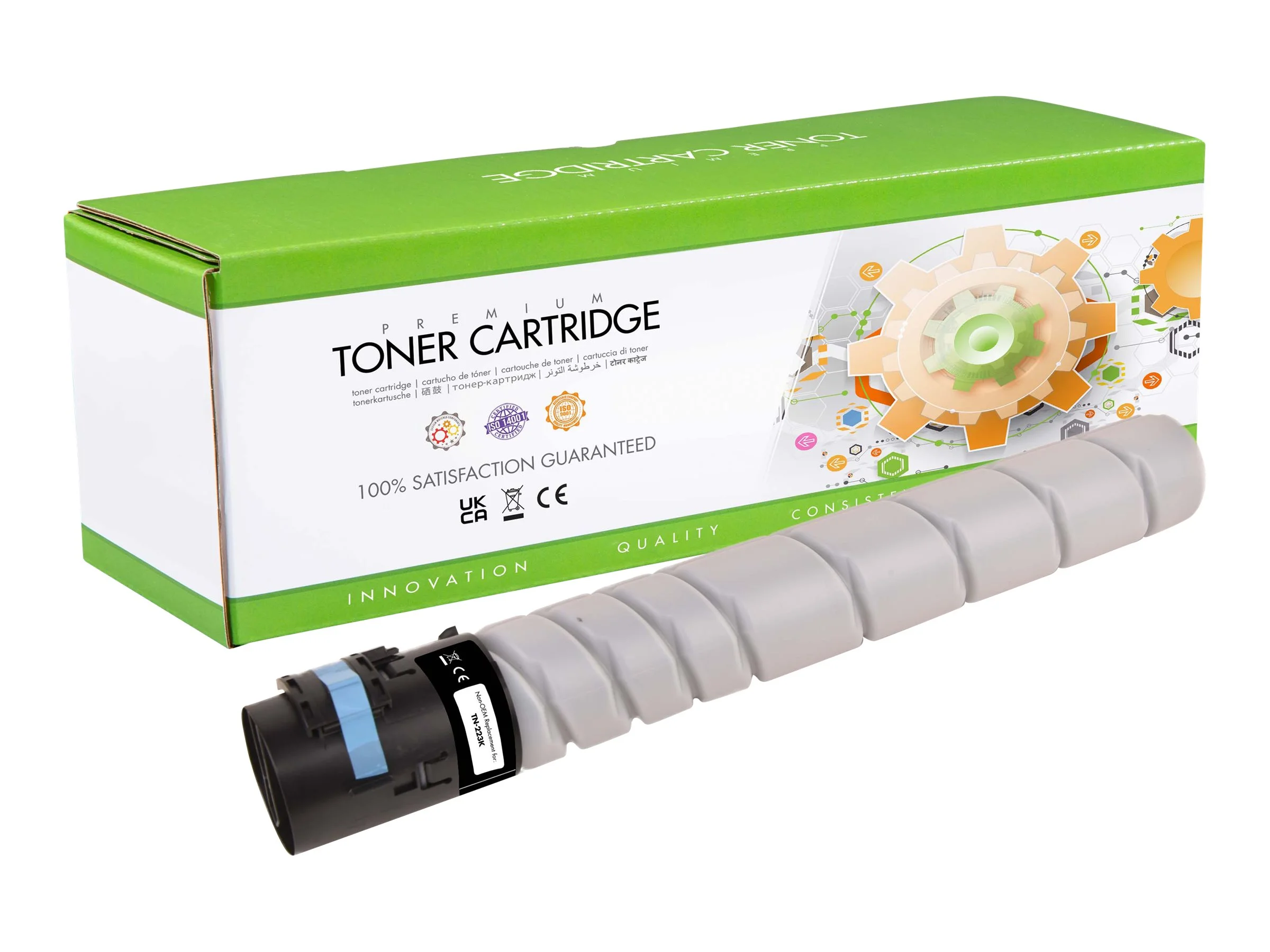 STATIC cartr KM TN-223K blk reman 24k