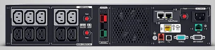 CyberPower USV, PR-XL Tower/19"-PRIII-Serie, 1500VA/1500W, 2HE, Line-Interactive, reiner Sinus, LCD, USB/RS232/CLOUD, ext.Runtime, incl. RMCARD205