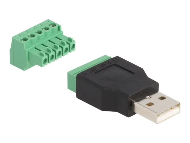 DELOCK USB 2.0 Typ-A St zu Terminalblock