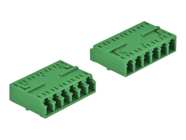 DELOCK LWL Kupplung HD LC Hexaplex grün