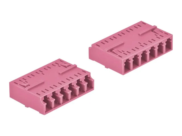 DELOCK LWL Kupplung HD LC Hexaplex viol
