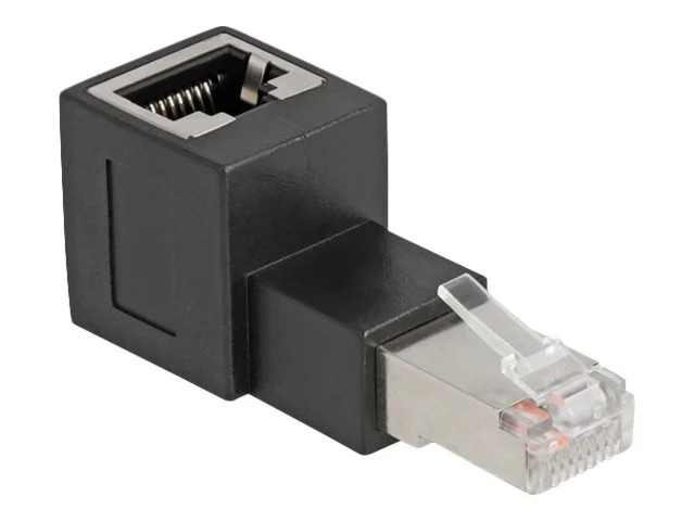 DELOCK RJ45 Stecker zu RJ45 Buchse 90