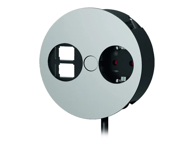 BACHMANN TWIST 1x Schutzkontakt 2x weiss