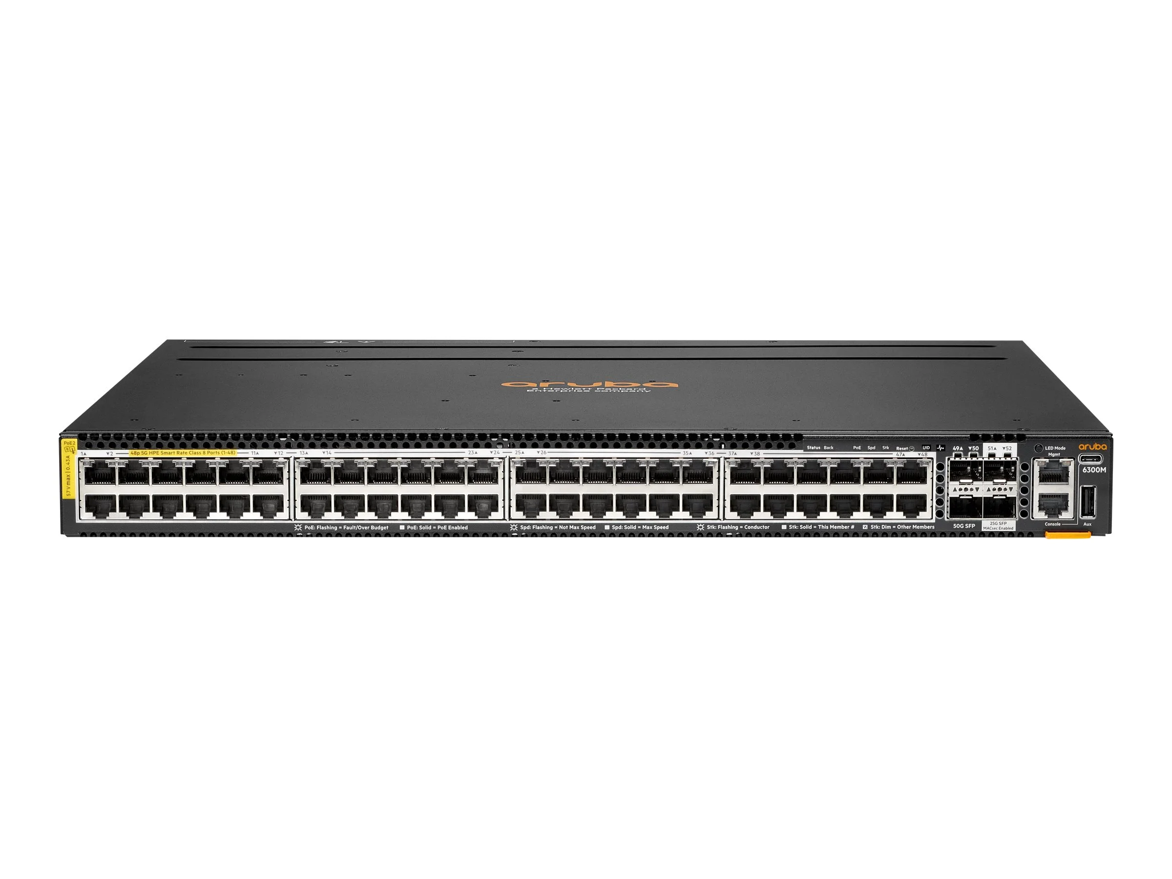 HPE Aruba 6300M Sw 48p 2p50G 2p25G