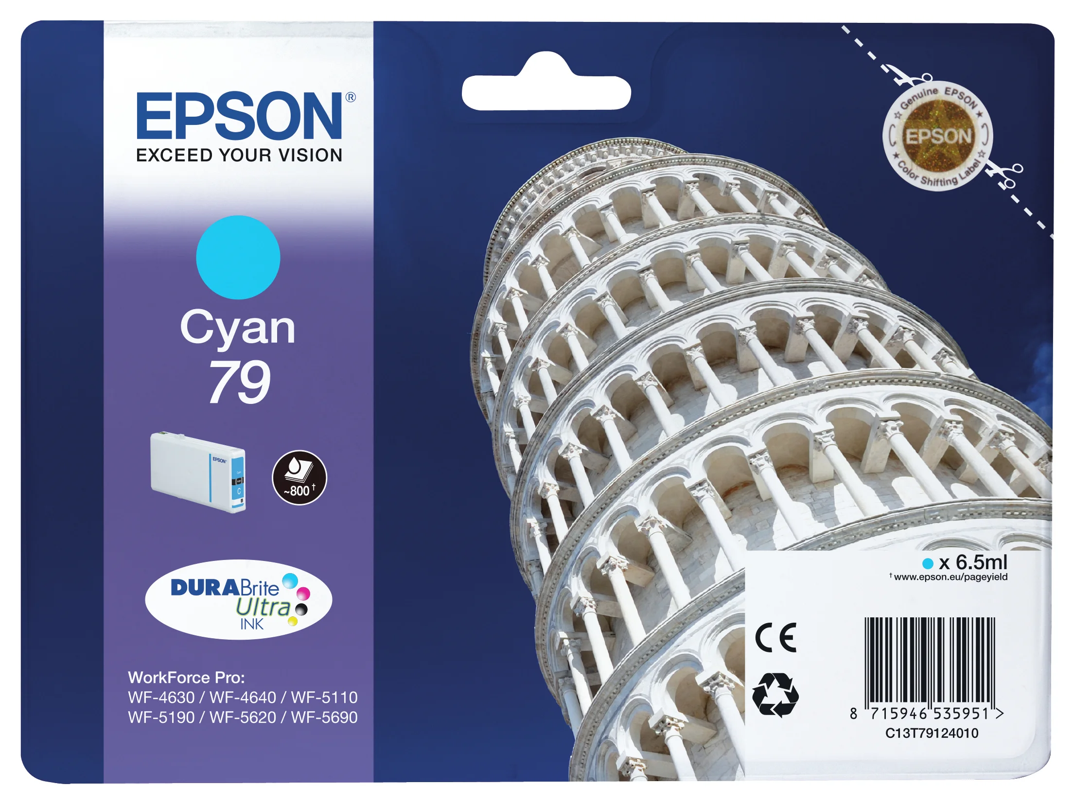 Epson Tintenpatrone 79 Cyan