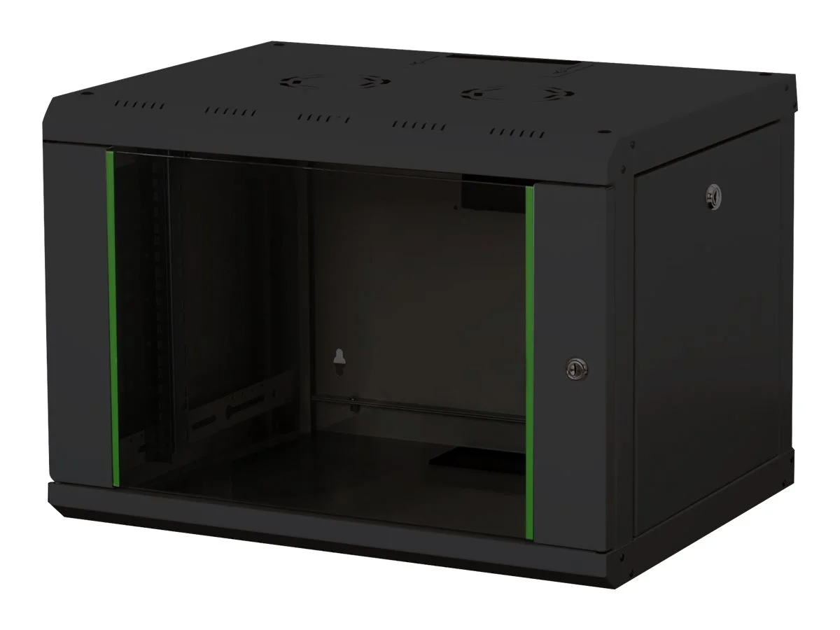 DIGITUS 48,3cm Wandschrank 7HE schwarz