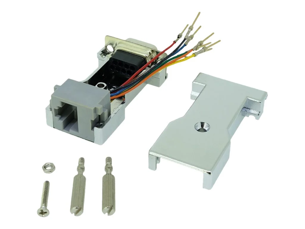 ROLINE DB9 Stecker-RJ45 Buchse 8P/8C