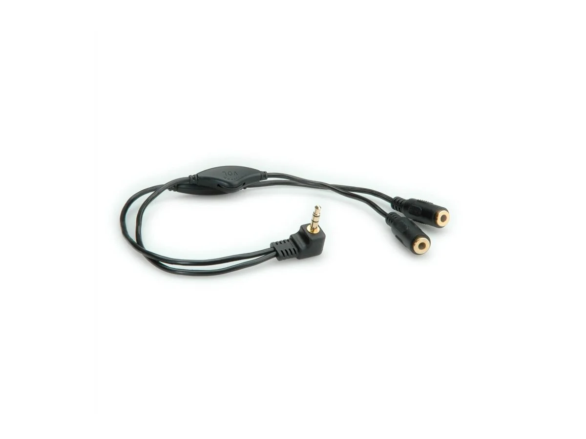 ROLINE Lautsprecher-Y-Kabel 3,5mm