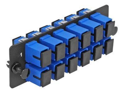DELOCK LWL Adapter Panel SC 12 Port blau