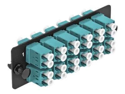 DELOCK LWL Adapter Panel LC 12 Port aqua