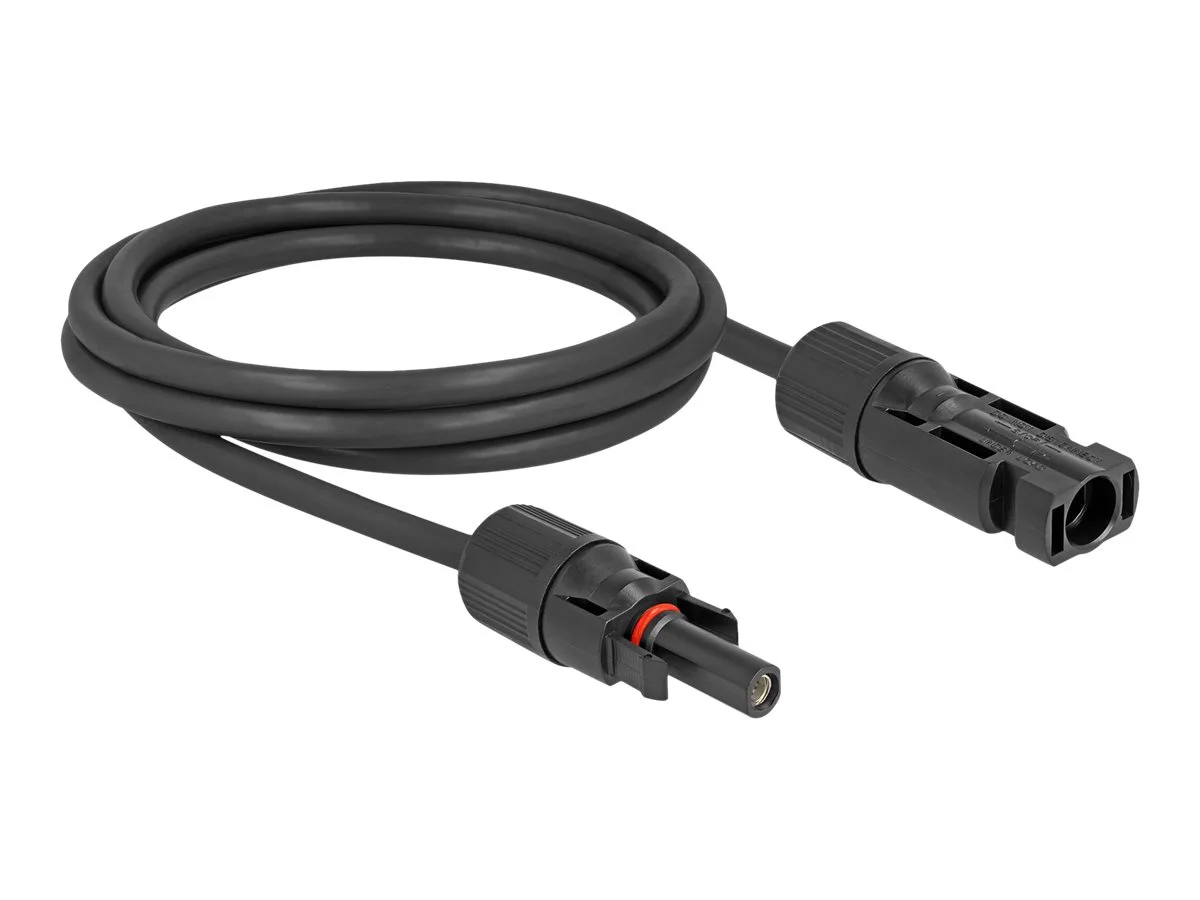 DELOCK DL4 Solar Kabel 4mm 2m schwarz