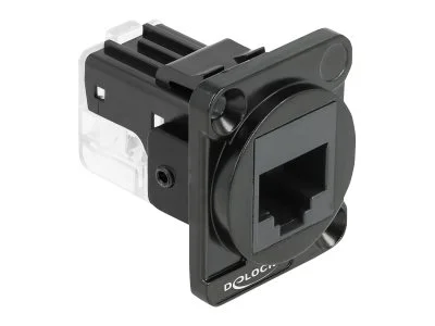 DELOCK D-Typ Modul RJ45 Cat.6A Buchse