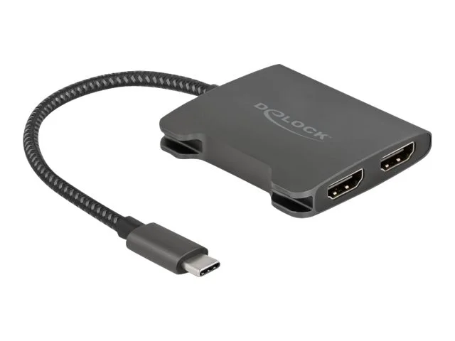 DELOCK USB Type-C Splitter zu 2 x HDMI