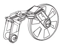 BROTHER MC-FA2LB Textil-Bandkassette