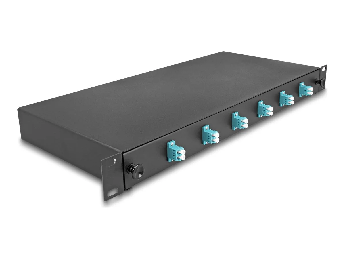 DELOCK 48,26cm LWL Spleissb 6x LC Duplex