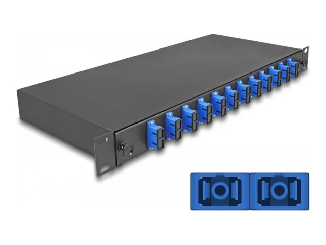 DELOCK 48,26cm LWL Spleissb 12xSC Duplex