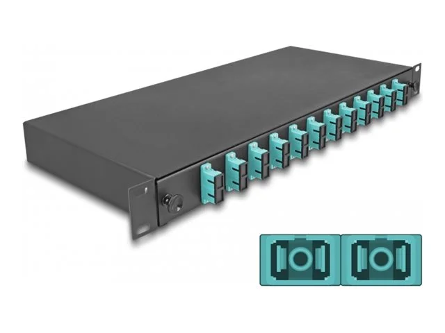 DELOCK 48,26cm LWL Spleissb 12xSC Duplex