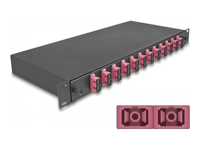 DELOCK 48,26cm LWL Spleissb 12xSC Duplex