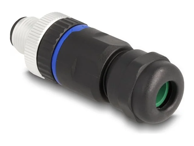 DELOCK M12 Steckverbinder A-kodiert 5P