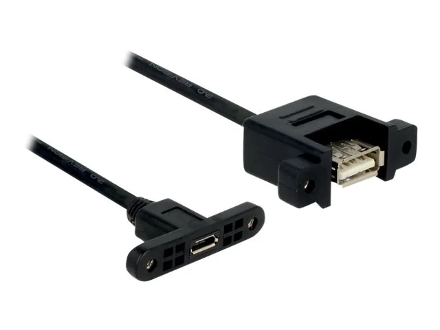 DELOCK Kabel USB 2.0 micro-B>USB2.0 A 1m