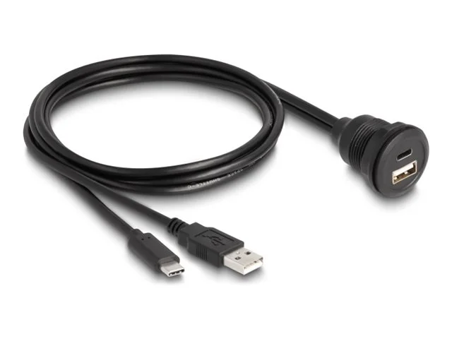 DELOCK USB 2.0 Kabel USB zum Einbau 1m