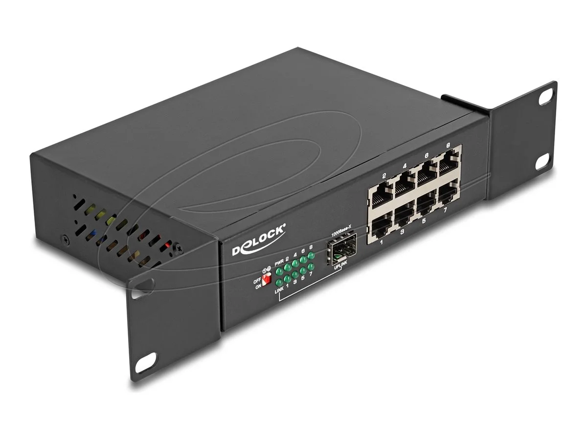 DELOCK 10 Gigabit Switch 8 Port + 1 SFP