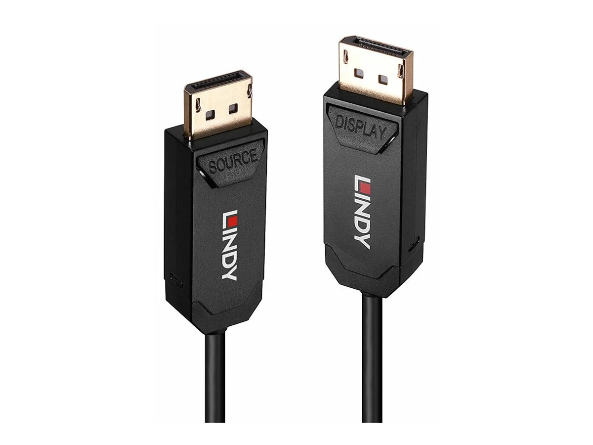 LINDY 30m Fibre Optic Hybrid DP 2.0 UHBR