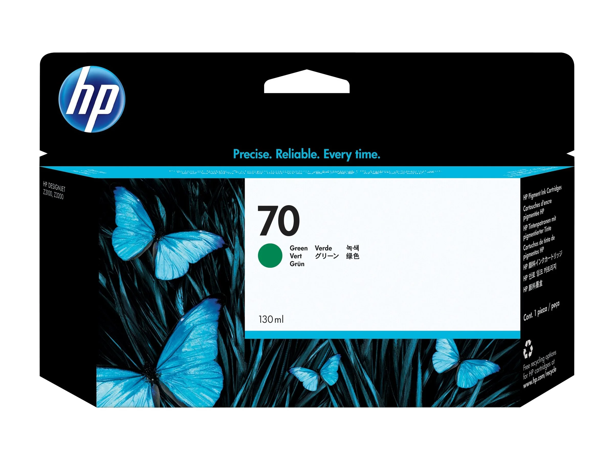 HP 70 Tinte gruen 130 ml Vivera