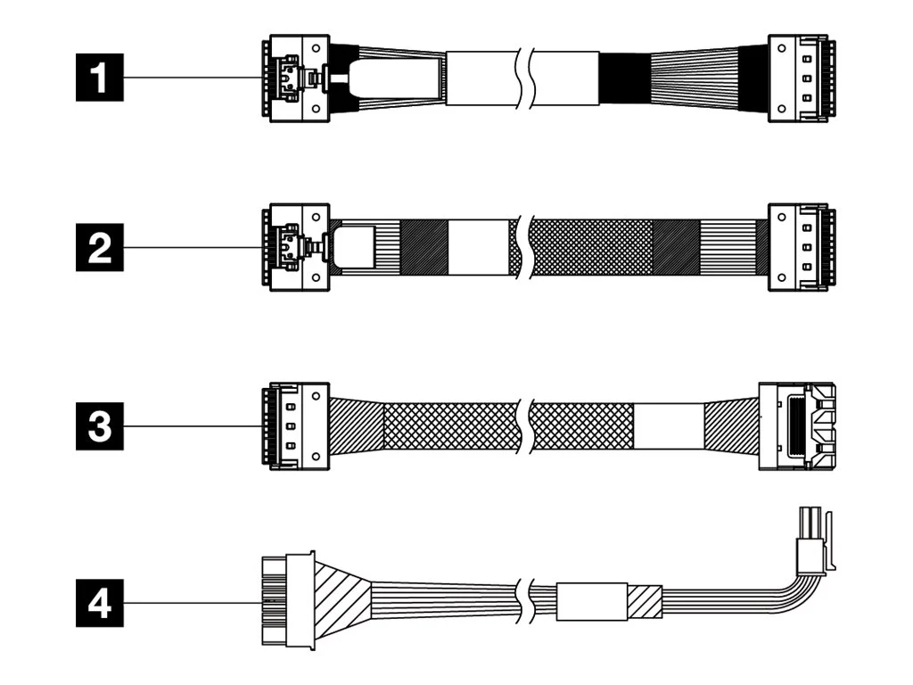 LENOVO ISG ThinkSystem SR650 Cable Kit