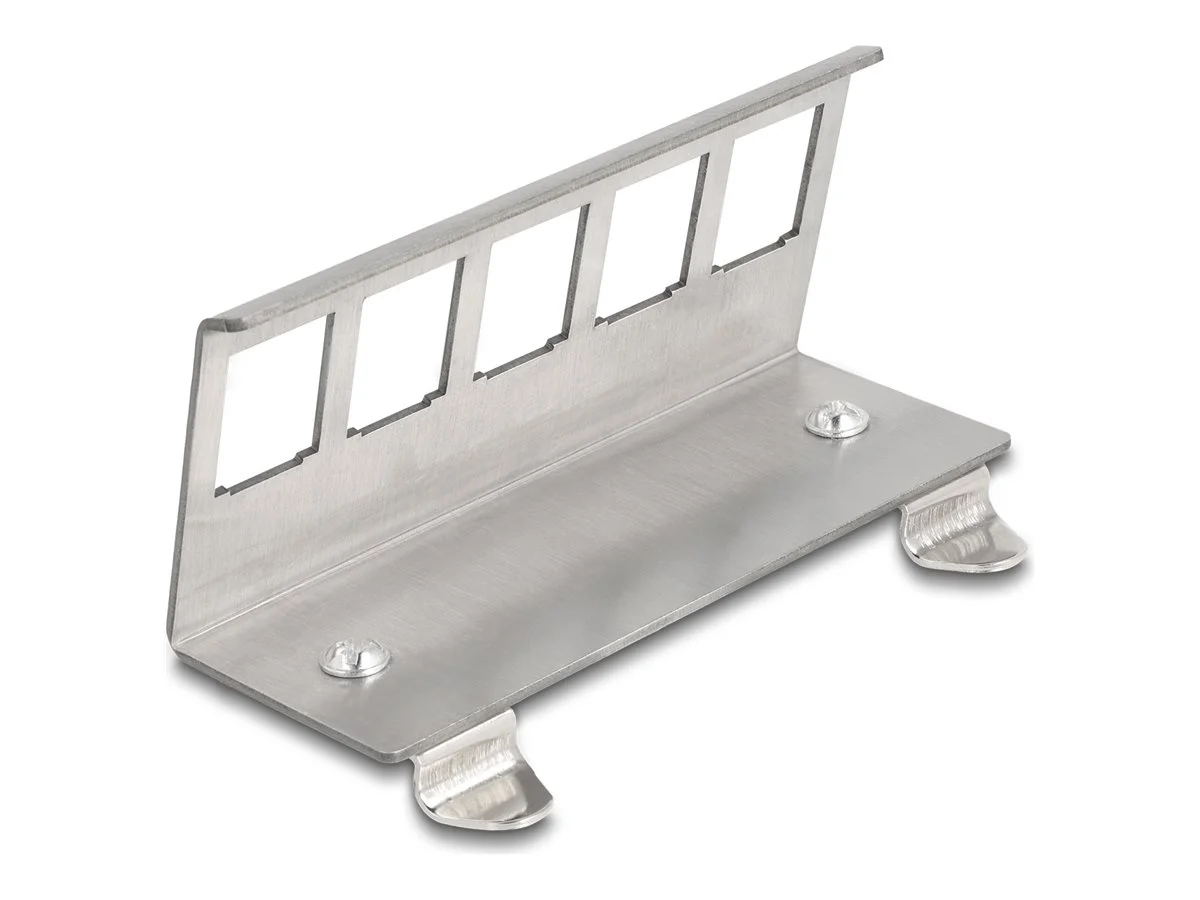 DELOCK Keystone Metall Halterung 5 Port