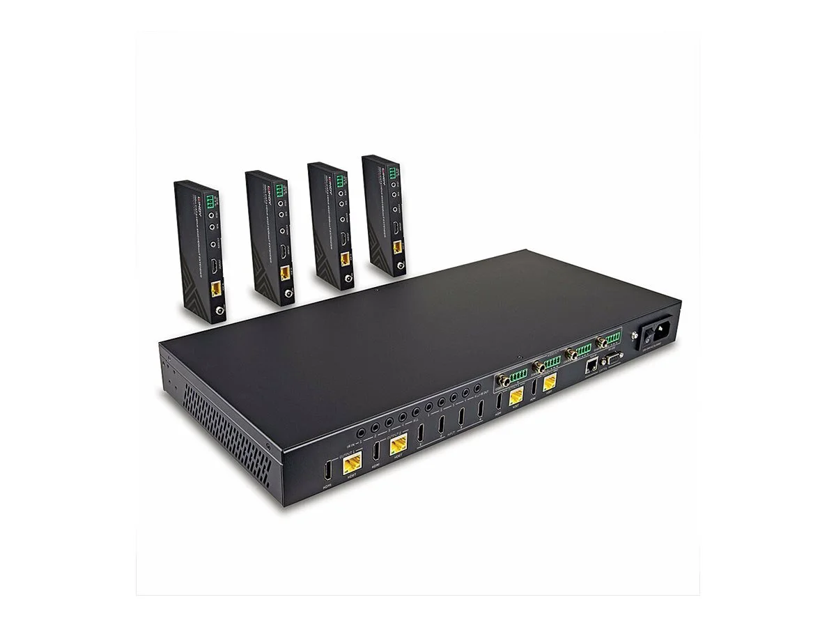 LINDY 150m Cat.6 4x4 HDMI 4K60 HDBaseT