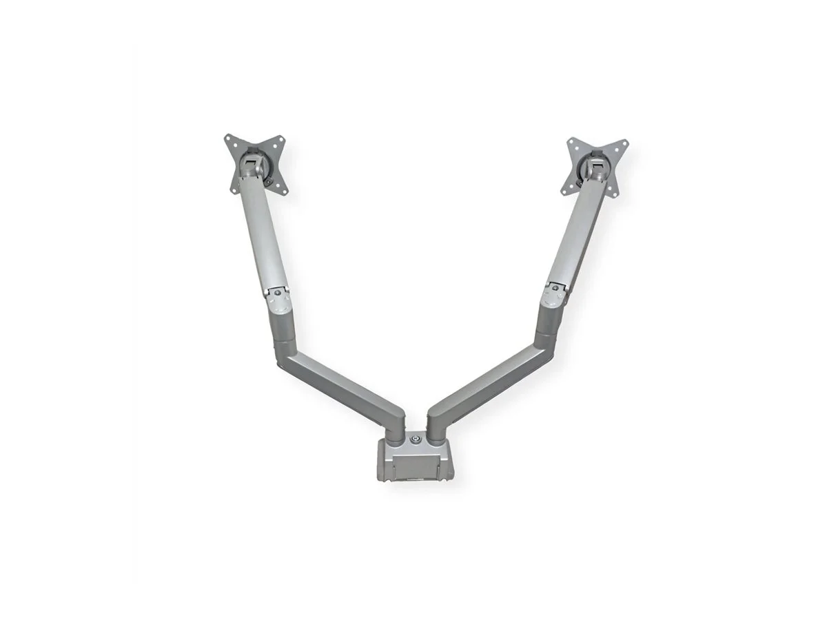 ROLINE LCD-Doppelarm Tischmontage Gas