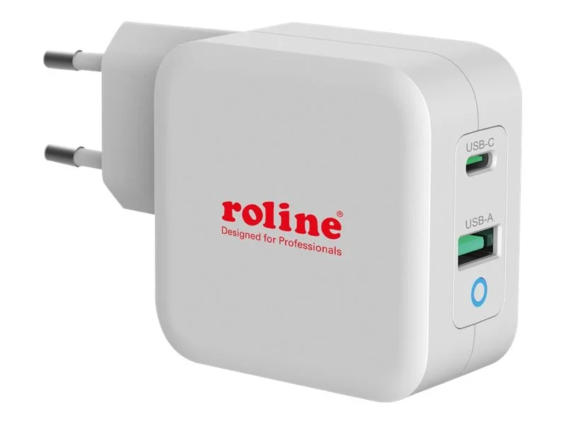 ROLINE USB Charger mit Euro-Stecker 2 Pt
