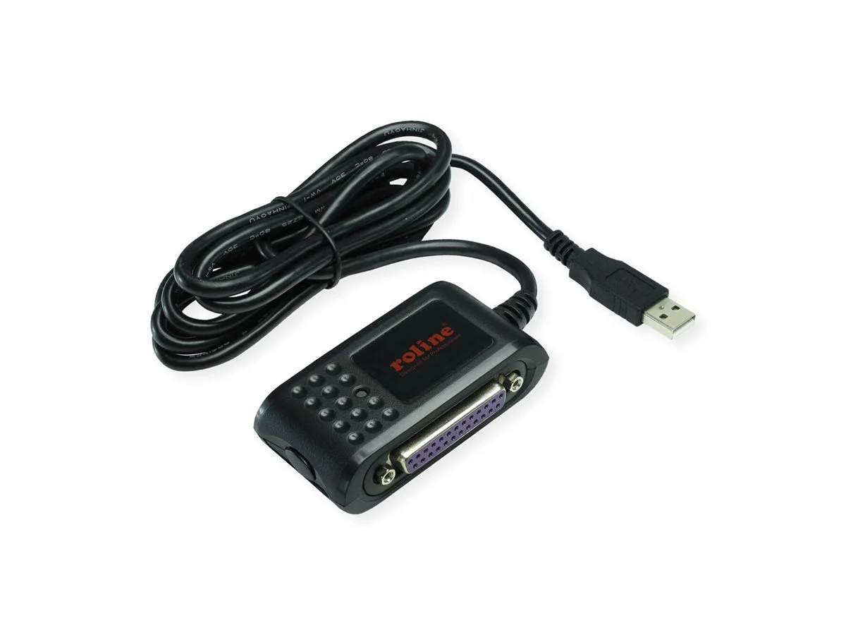 ROLINE Konverter USB / Parallel+Seriell