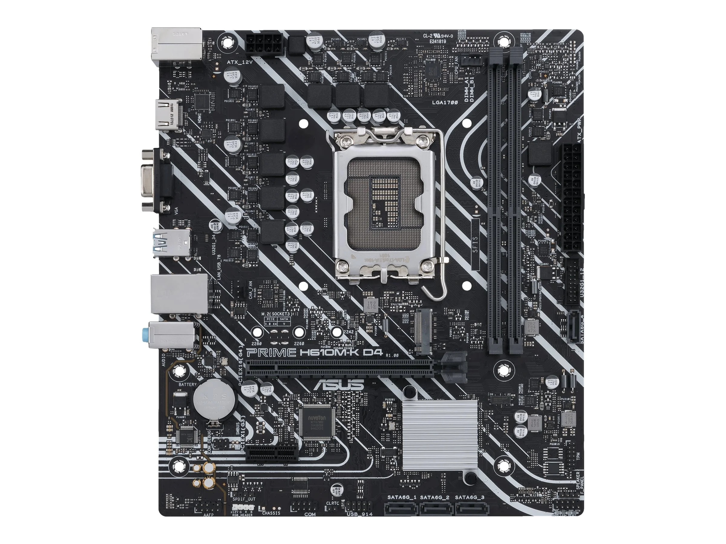 ASUS PRIME H610M-K D4 ARGB LGA1700 MB