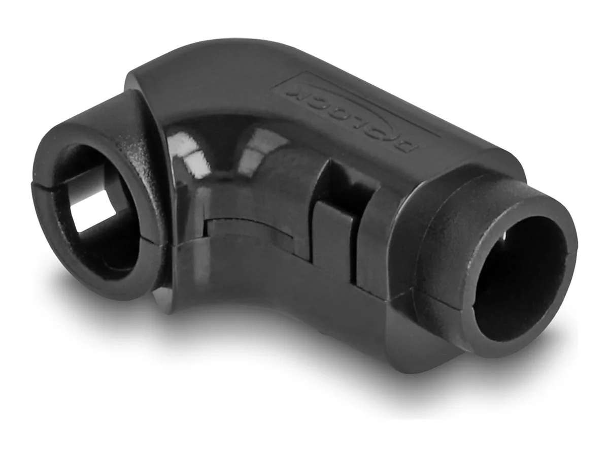 DELOCK Kabel Clips zum Abwinkeln schwarz