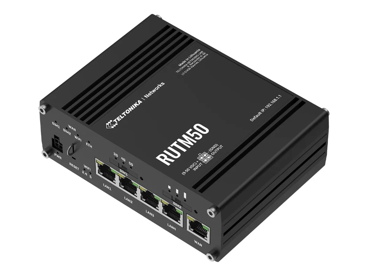 TELTONIKA NETWORKS RUTM50 5G Router NA