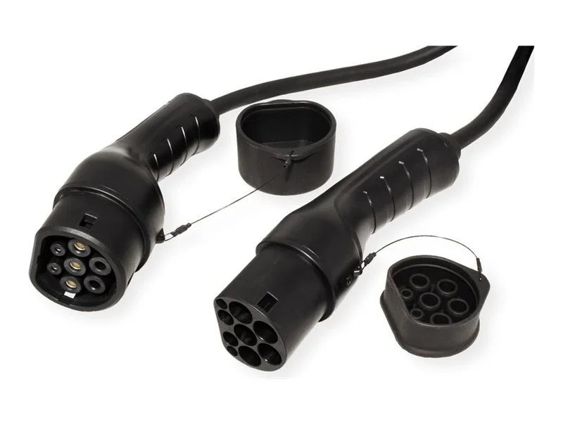 ROLINE E-Auto Ladekabel Typ2 1-phasig 5m