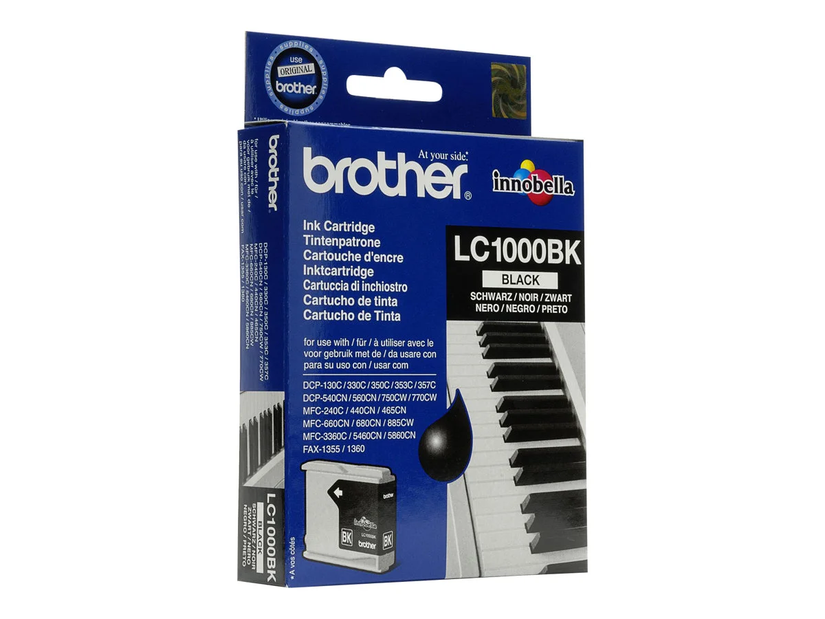 BROTHER LC1000BK Tinte Schwarz 500Seite